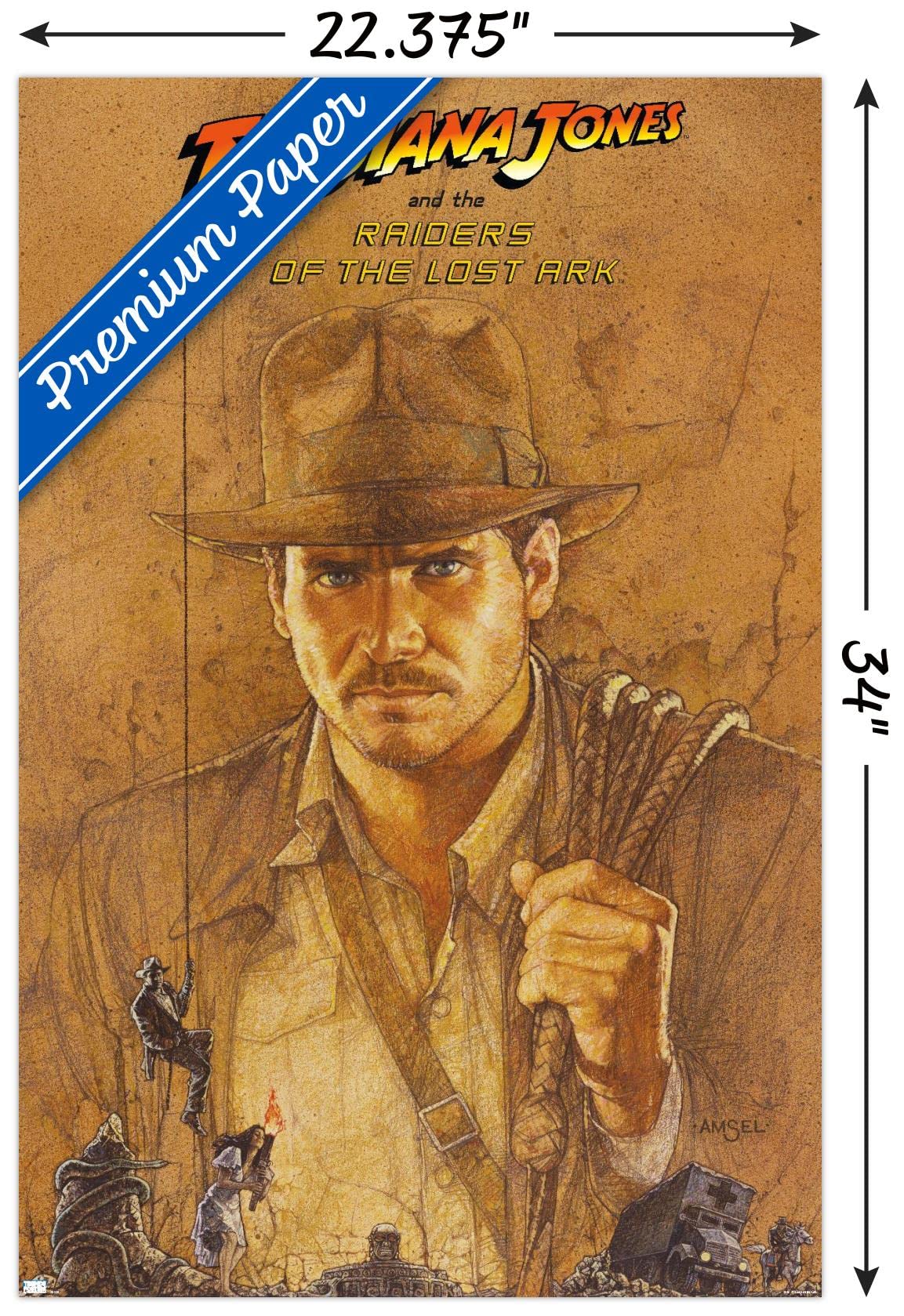 Indiana Jones Raiders of the Lost Ark: 2023 Retro Collection Indiana Jones Action Figure