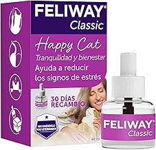 FELIWAY Classic - Recambio de feromonas calmantes para gatos (30 días, 48mililitro) - Ayuda a reducir los signos más comunes de estrés. Recomendado por veterinarios. Tranquilidad y bienestar.