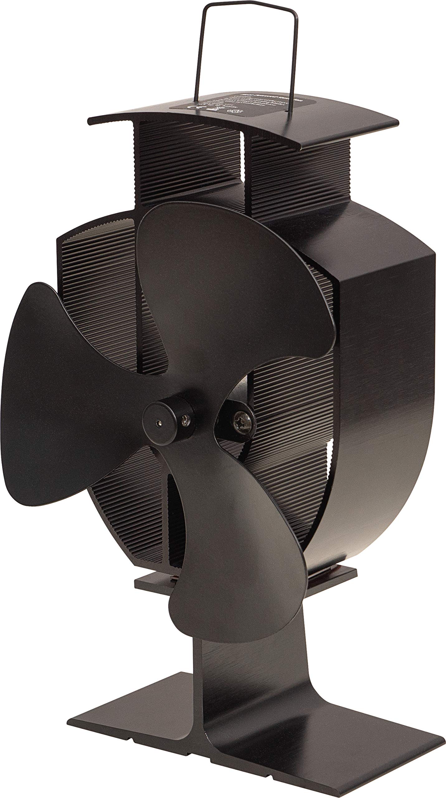 Prem-I-Air Whisper Quiet Log/Wood Burner Stove Fan With 3 Blades, No Assembly Required, Requires No Batteries Or Power And Is Ideal For Efficiently Distributing Heat From Most Log/Wood Burning Stoves