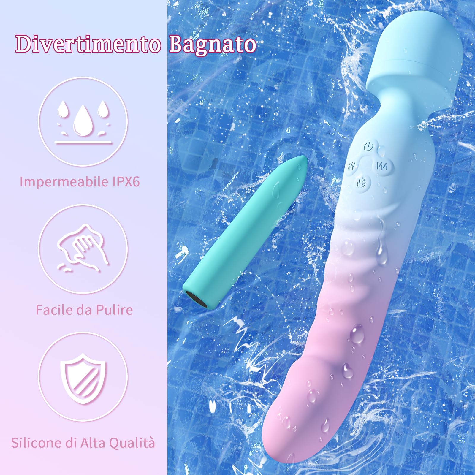 Sex Toýs Vibratori Female Plug - Sextoyse Dildo per donne e uomini Stimolatore anale Stimolatore clitorideo anale Giocattolo sessuale per adulti con 7 + 10 modalità di vibrazione, vibratore Bullet