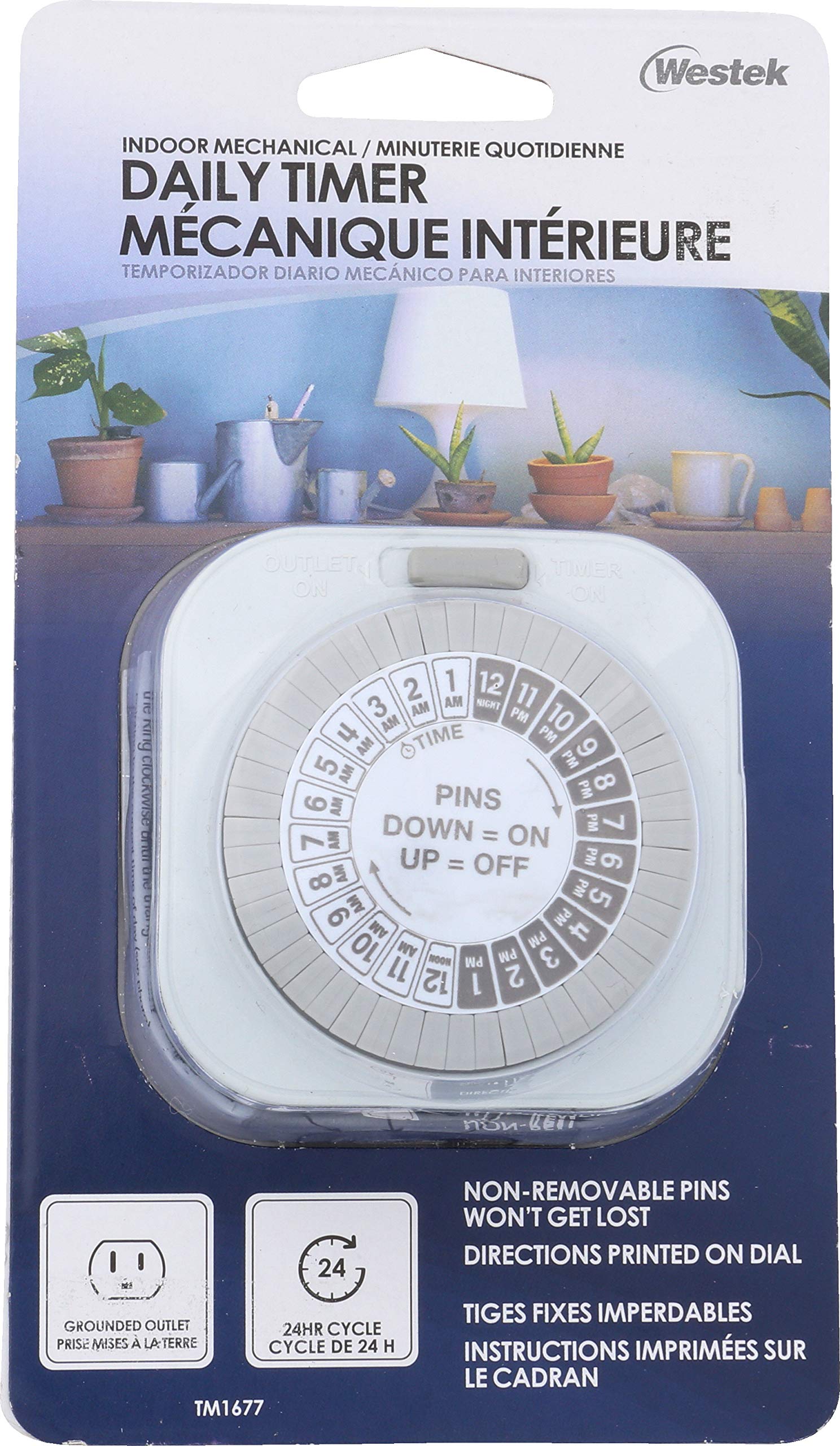 Westek TM1677DHB Mechanical Big Button Timer