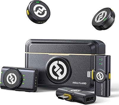 Imagen de Hollyland Lark M2 Combo Micrófono Inalámbrico 🎤 para Creadores en OfertitasTOP