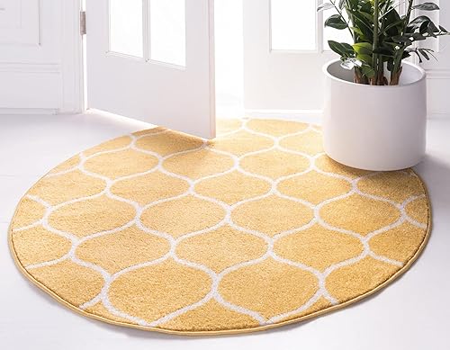 Miniatura 218 de Rugs.com Lattice Frieze Collection Alfombra – 4 x 6 pies, alfombra mediana negra perfecta para salas de estar, comedores grandes, planos abiertos