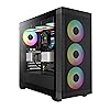 GAMDIAS ATHENA M3 ATX Mid Tower PC Case, 4 x 120mm ARGB PWM Fan w/Hub, Front Airflow Mesh, Tool-Free Tempered Glass Side Panel, MB Sync Ready, Black GAMDIAS ATHENA M3 ATX Mid Tower PC Case, 4 x 120mm ARGB PWM Fan w/Hub, Front Airflow Mesh, Tool-Free Tempered Glass Side Panel, MB Sync Ready, Black