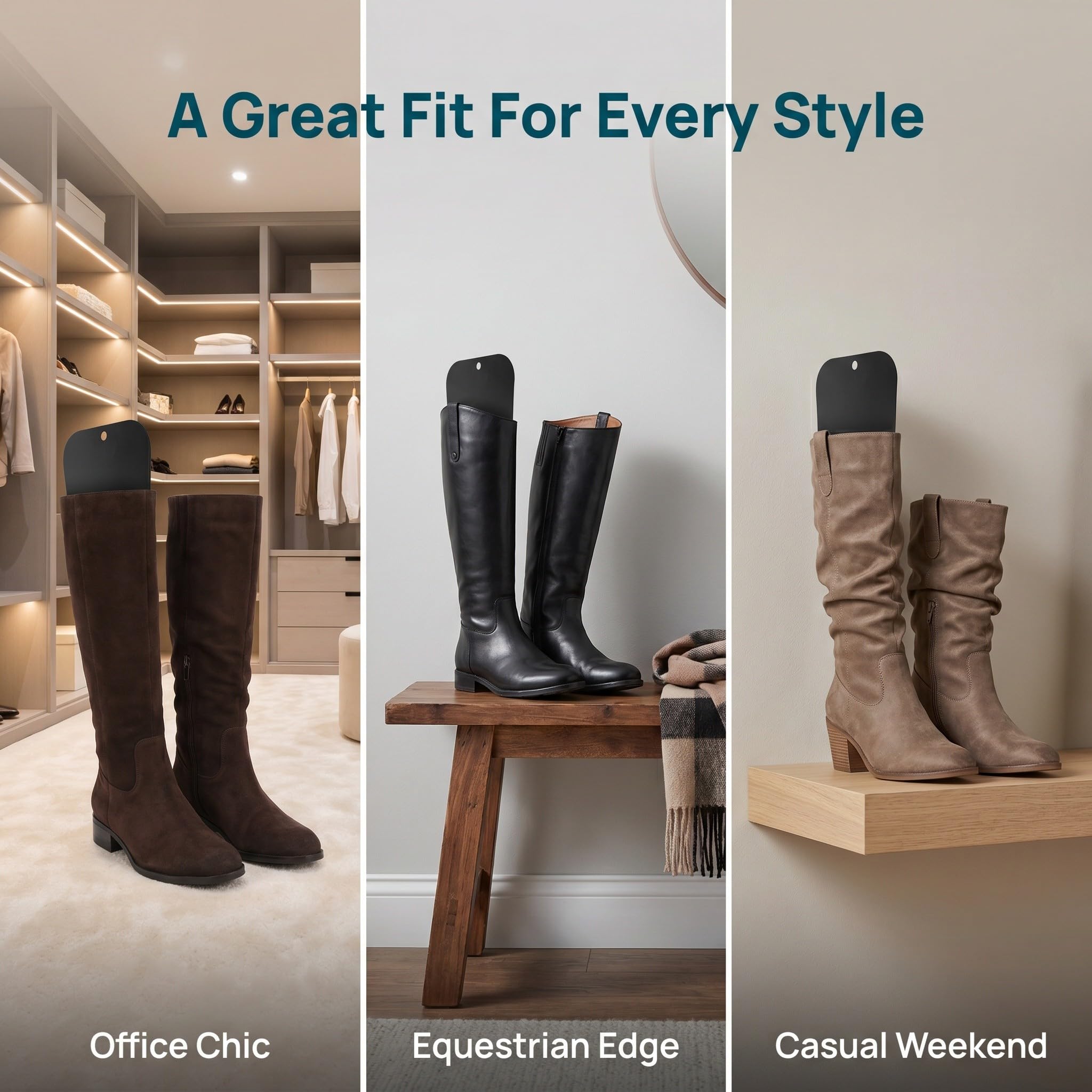 Lurrose 16 plantillas moldeadoras para botas: soporte para botas altas para hombres y mujeres para mantener la forma - Hormas de 35,5 cm (14 pulgadas) para evitar que se doblen y se arruguen.