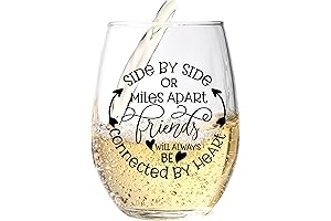Vivid Venture Best Friend Wine Glass