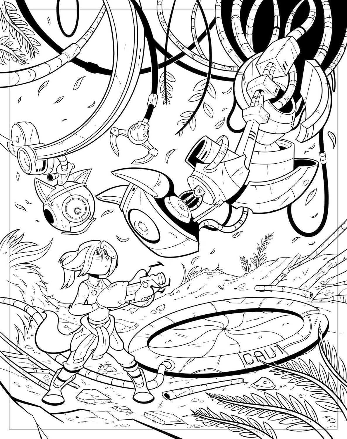 Gamer Kitties: A Pawsome Gaming Coloring Book image 3