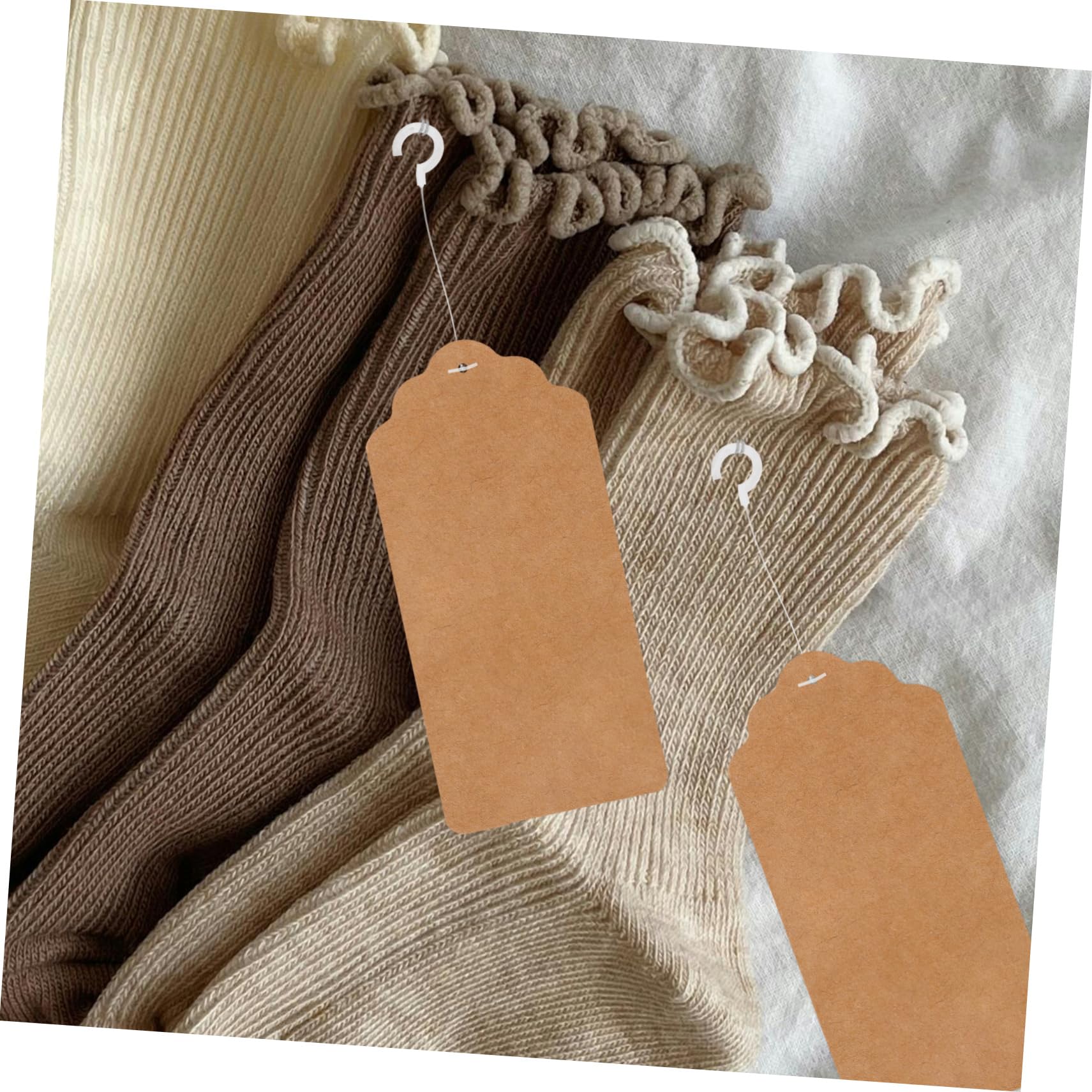NUOBESTY Ganci e Fissaggio Efficiente Grande Capacità 5000 Pezzi in Plastico per Cartellini per Etichette Abbigliamento per Uso Professionale e Domestico