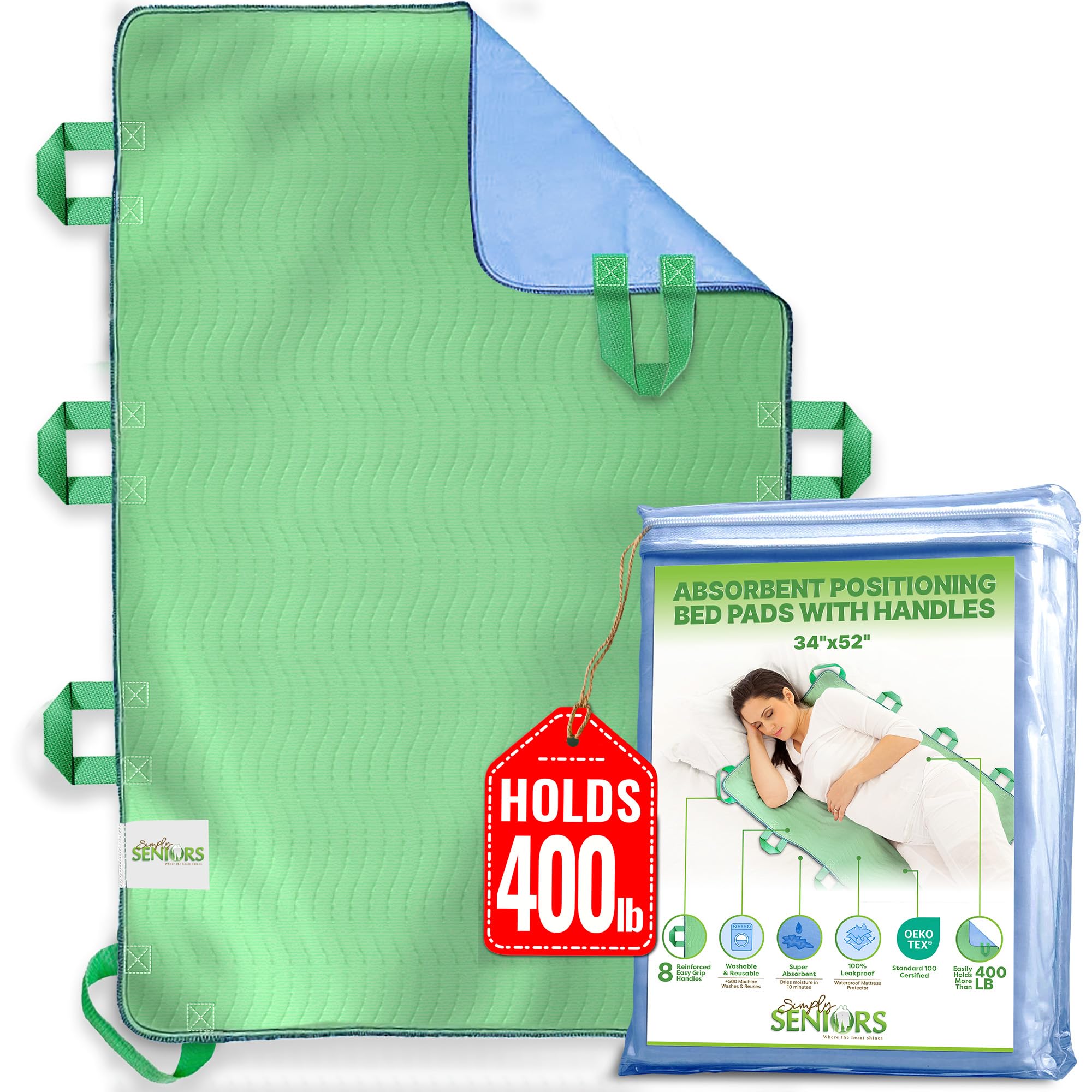 Absorbent Positioning Bed Pads