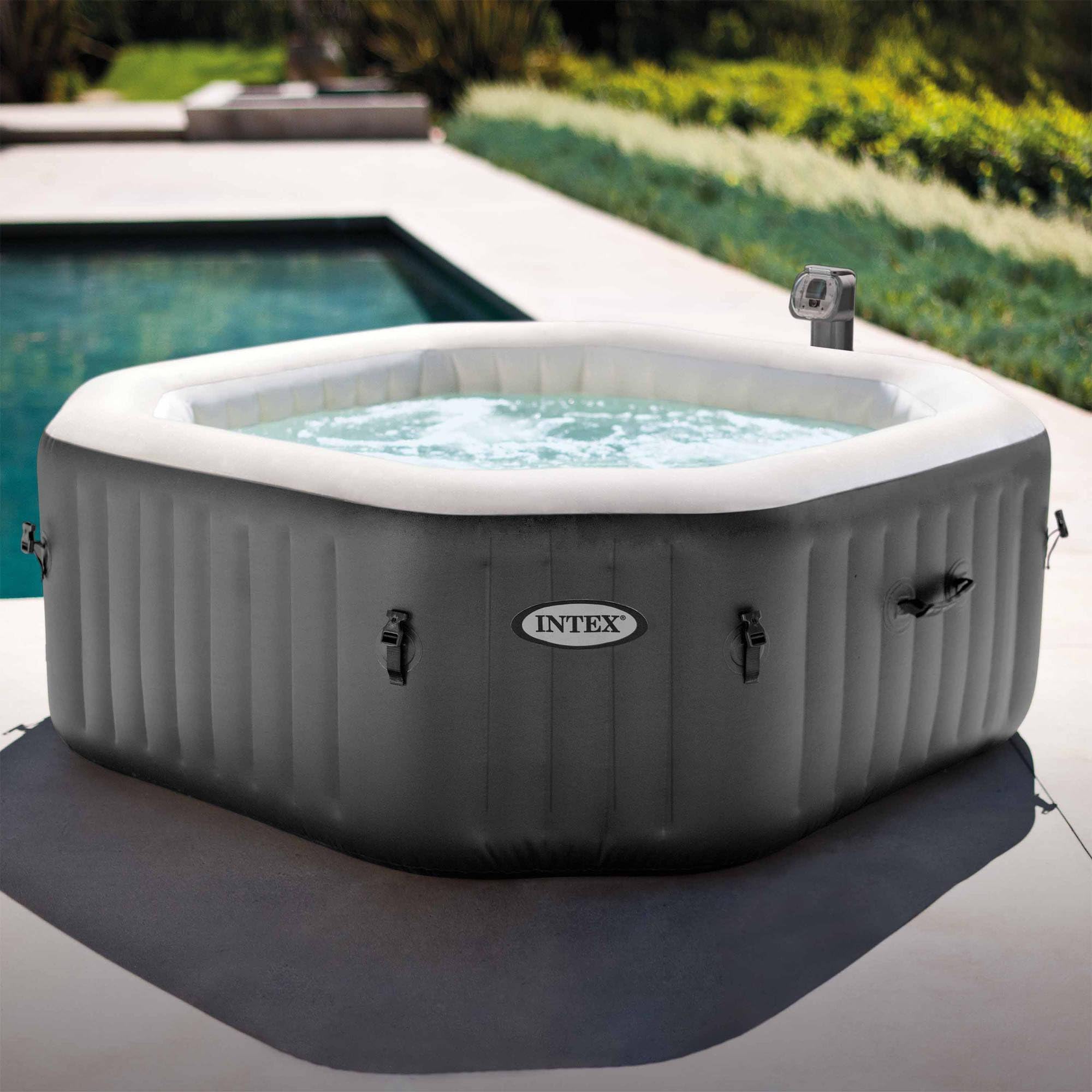 Intex 120 Bubble Jets 4 Person Octagonal PureSpa
