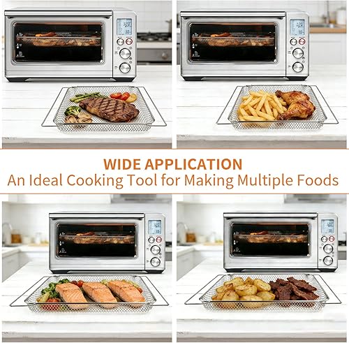 Miniatura 6 de GWY Air Fryer Basket for BOV860BSS Smart Oven Air Fryer and Convection Oven Breville BOV845BSS Smart Oven Pro Countertop Oven,14.1"D x 11.1"W x 1"H