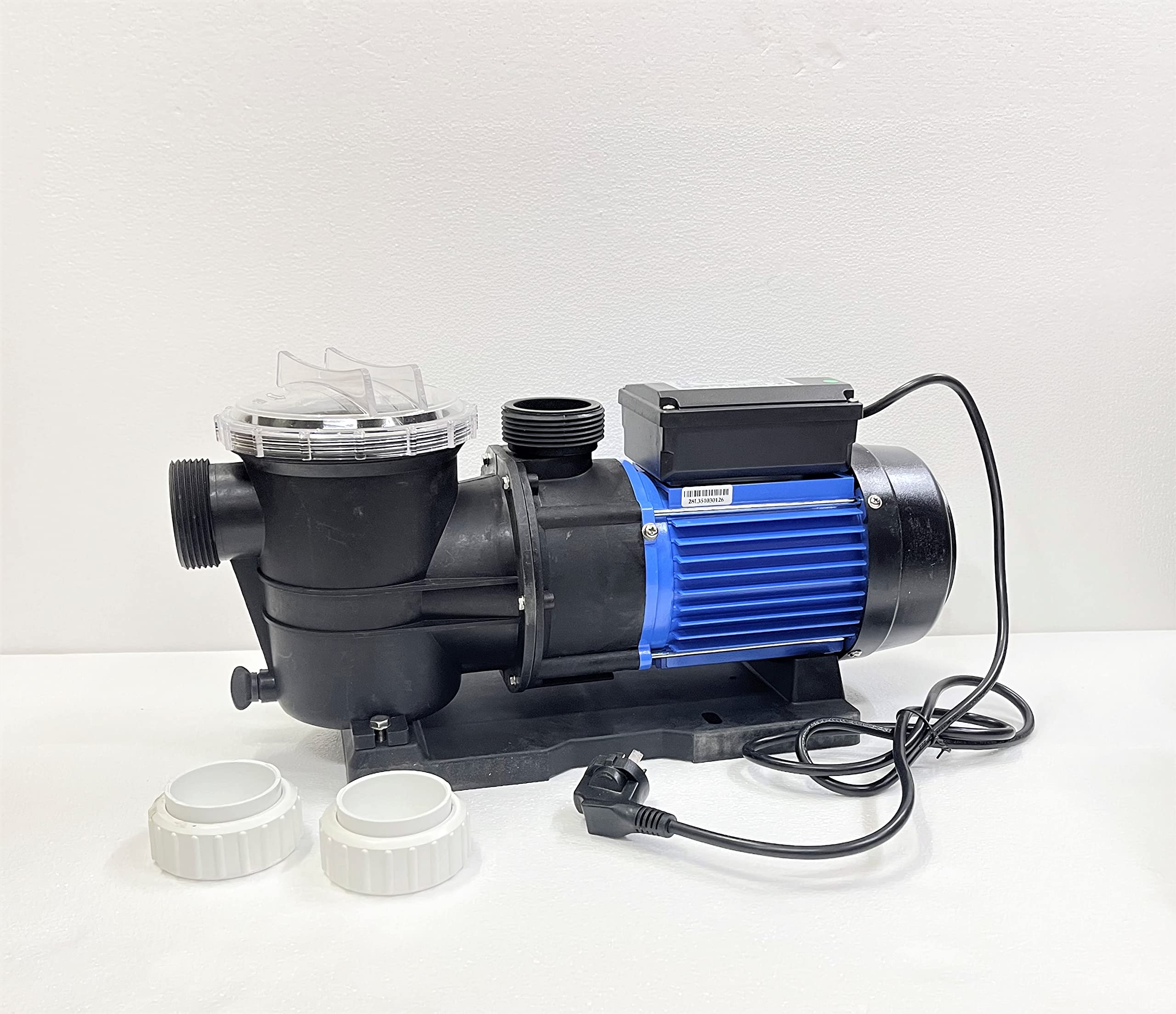 ANMSALES 1HP Swimming Pool/Spa Pump Self Priming Pressure Filter Water Pump. 270lpm / 16200lph. Blue, Modern Residential, Stainless Steel, WATER_PUMP, Pump, pool pump-image-44