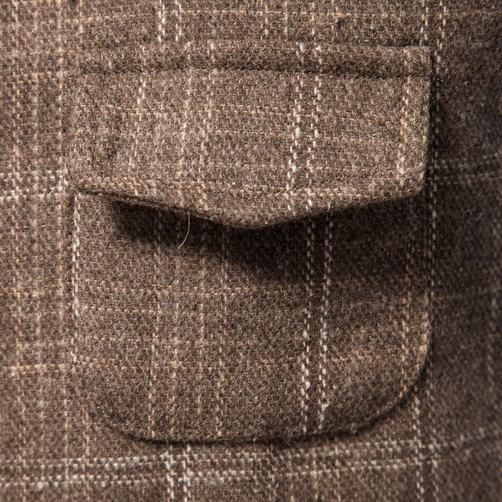 MakingDa Gilet da uomo a quadri formale senza maniche con scollo a V plaid tweed gilet business casual vestito gilet con tasca
