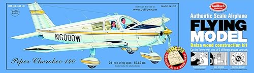 Guillow's Piper Cherokee 140 Kit de modelo de corte láser