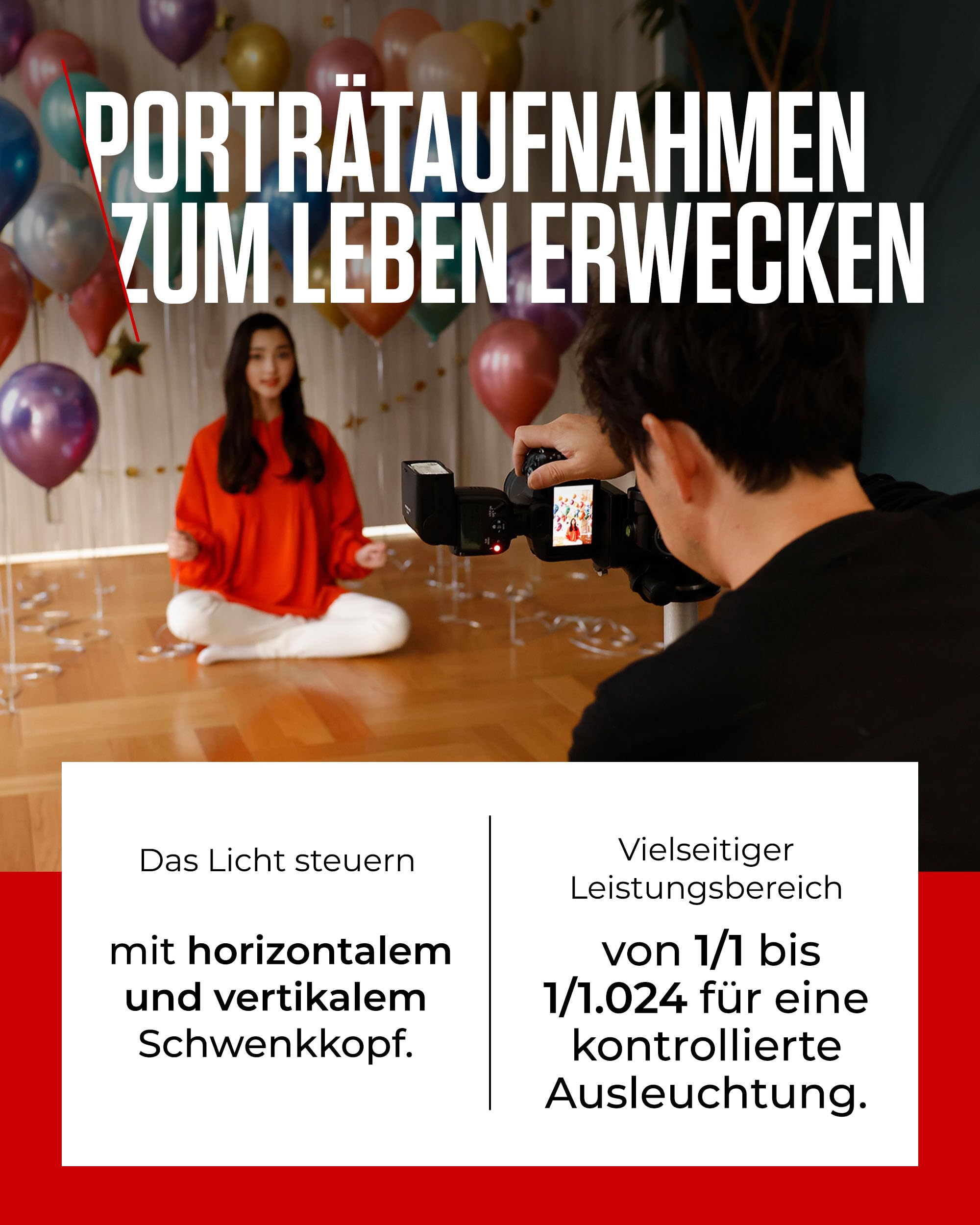 Canon Speedlite EL-10 Blitzgerät (Leitzahl 40, 24-105mm Brennweite, 1,5s Ladezeit, kabellose Steuerung, E-TTL II, Camera Connect, 1/1 bis 1/1024 Leistung, 180° Neigung, Kompatibiltät beachten) Schwarz