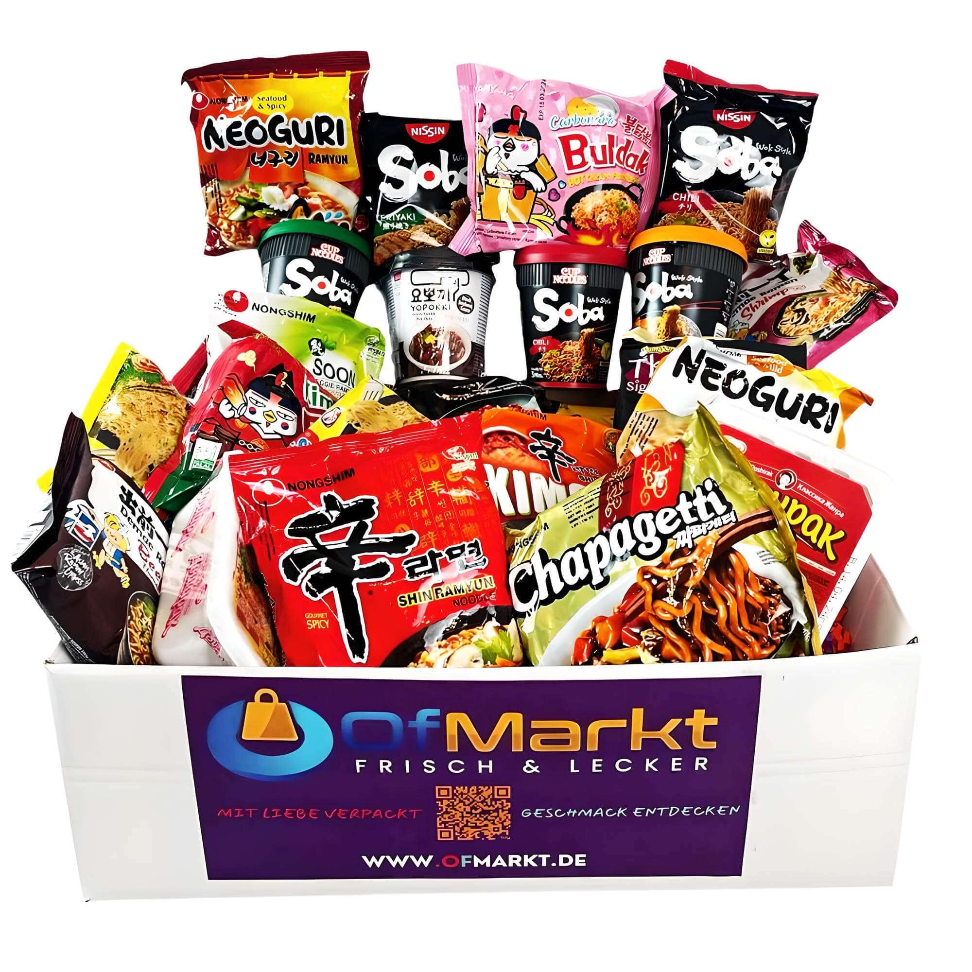 Internationale Noodles Set | 25 verschiedene Instant Nudeln aus aller Welt