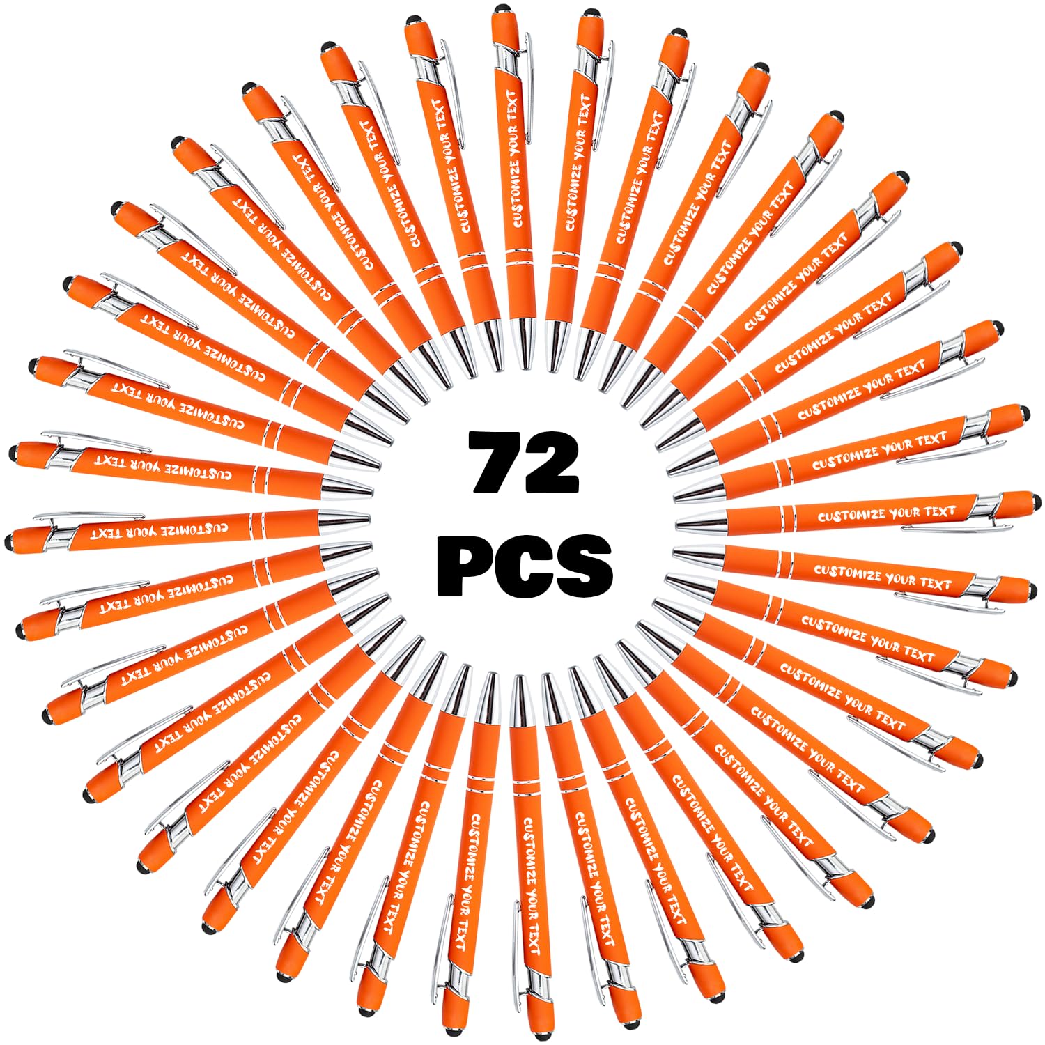 AIFLM Personalized Pens with Name in Bulk Up to 500 Pcs Engraving Ballpoint Pens Set with Your Name Text for Business,Graduation,Wedding,Birthday,Christmas