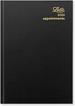 Letts of London Standard A5 day to a page 2026 diary - Black 26-T11XBK