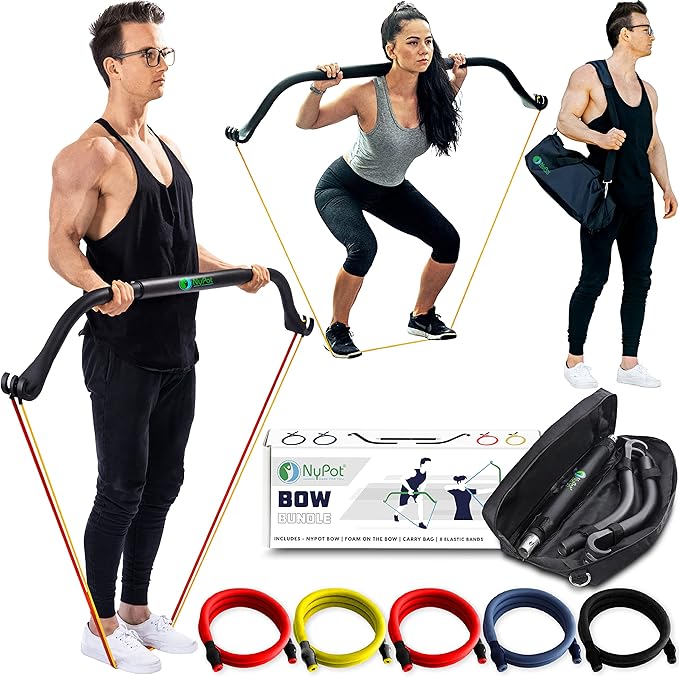 NYPOT Premium Bow Portable Gym At Home Workout Equipment Men and