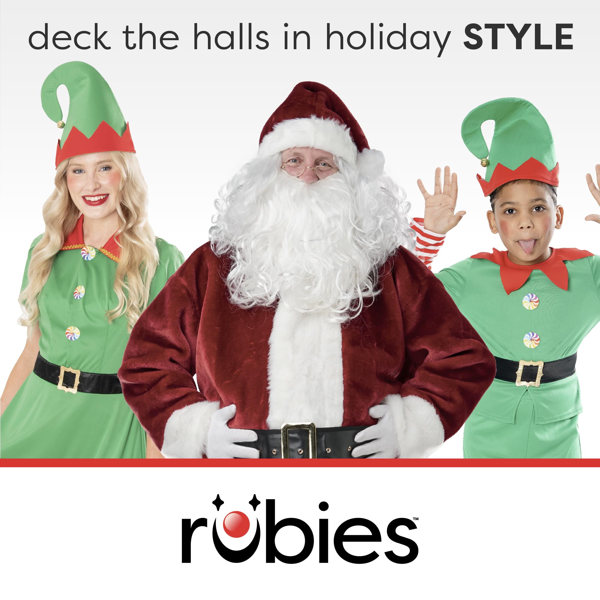 Rubies Officia Child Elf Costume, Kids Christmas Fancy Dress, Size 3-4 Years Halloween, Multicoloured - Image 4
