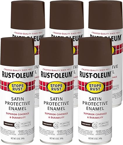 Vista 45 de Rust-Oleum 7776830 - Pintura en aerosol para prevención del óxido, 12 onzas, negro plano
