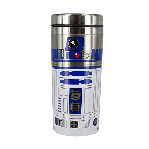 Paladone, Edelstahl , R2-D2 Reisebecher - Offiziell lizenzierte Star Wars-Ware