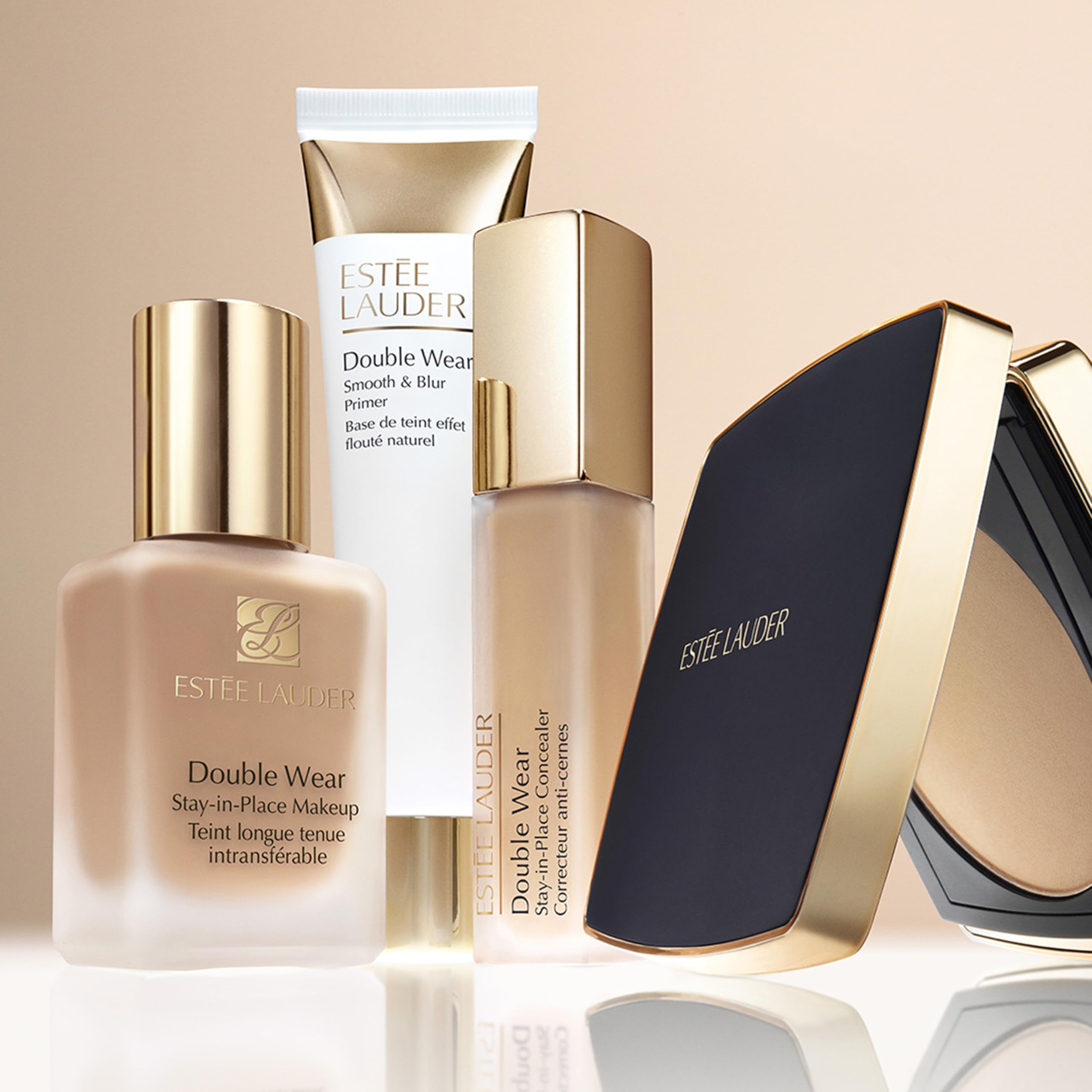 Estée Lauder Double Wear 12-Hour Stay-in-Place Matte Powder Foundation | Controls Oil & Shine, 0.39 Ounce