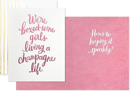 Miniatura 7 de Hallmark Tarjeta de cumpleaños Good Mail, tarjeta de felicitación, tarjeta de amistad para mujeres (Keeping It Sparkly)