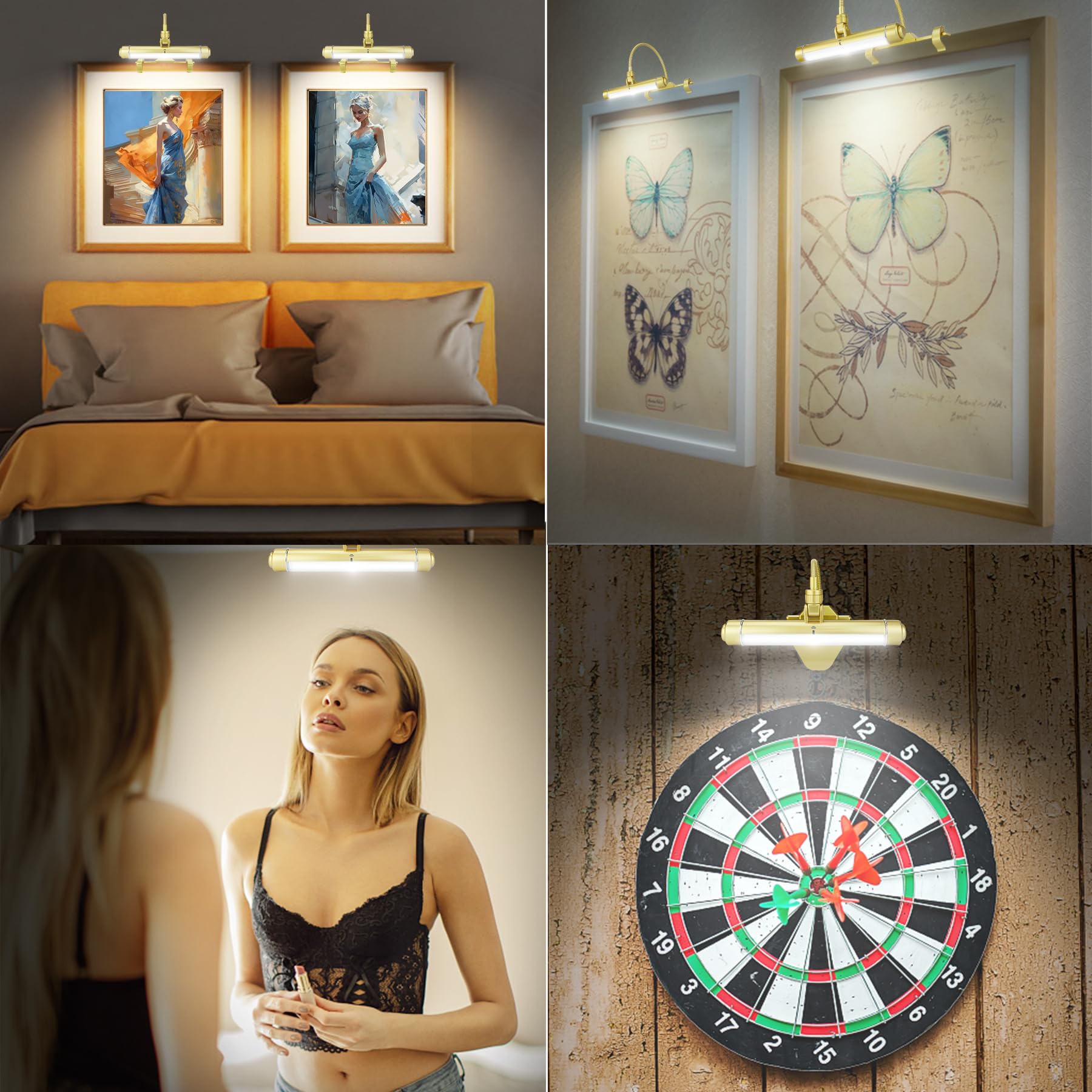 Luz De Imagen Recargable Para Pinturas Con Control Remoto, L | Meses