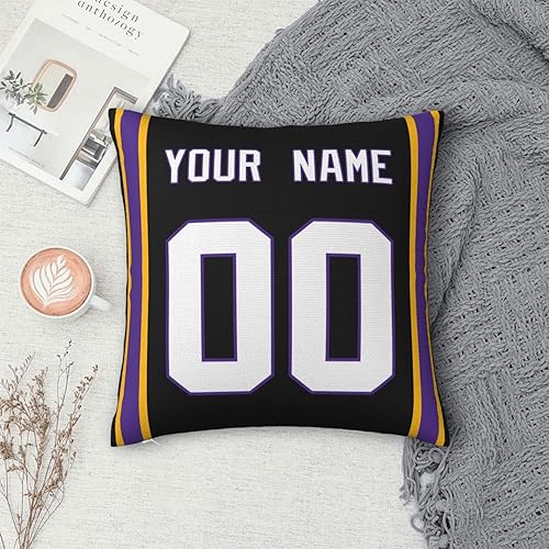 Miniatura 9 de Funda de almohada personalizada con nombre y número, funda de almohada personalizada para la familia, funda de almohada de regalo para sofá, cama,