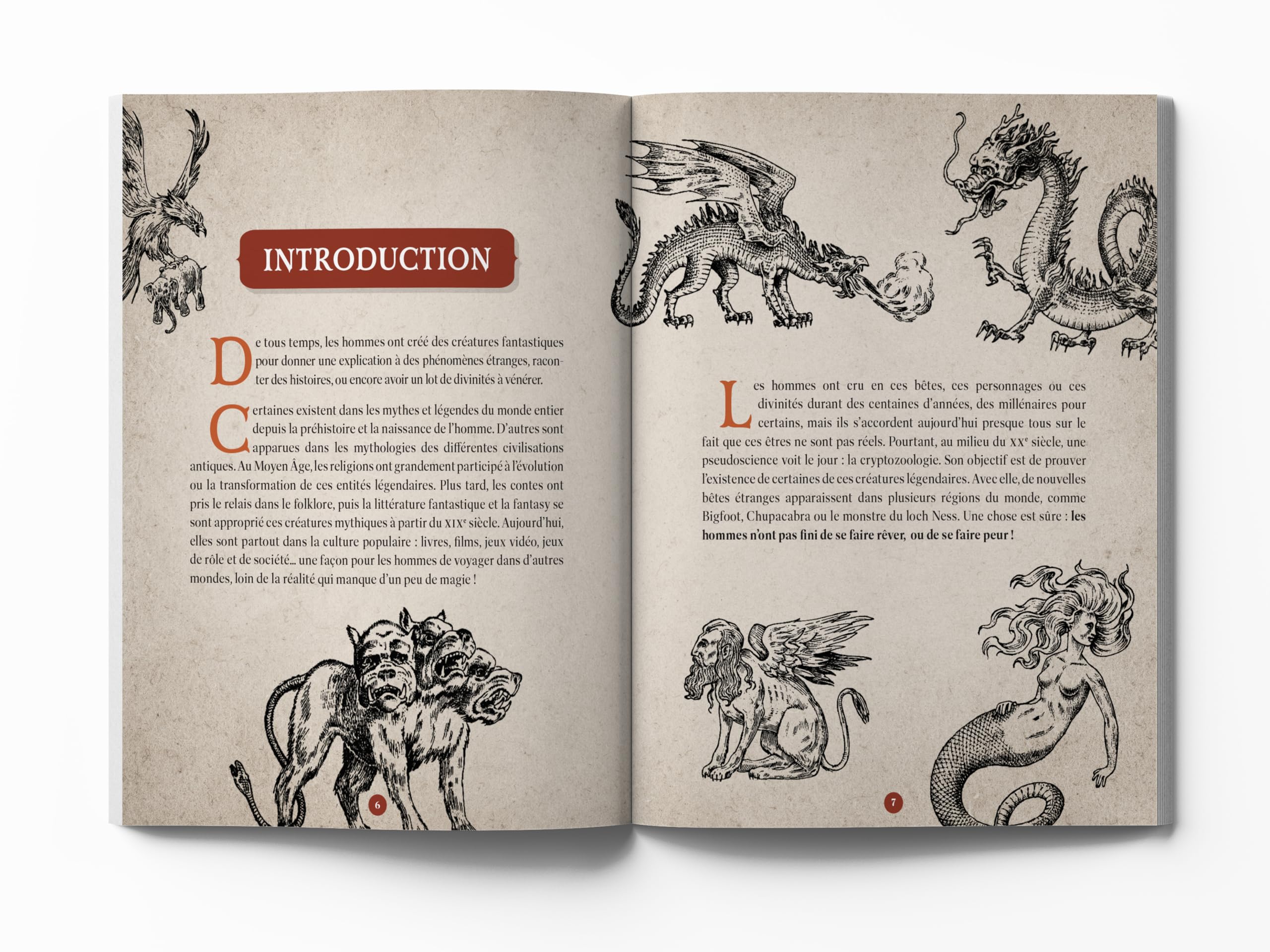 Bestiaire des animaux et créatures fantastiques