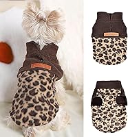 Vista 13 de Chaleco de forro polar para perro, ropa de invierno para mascotas para perros pequeños, niño o niña, suéter cálido de forro polar para cachorros