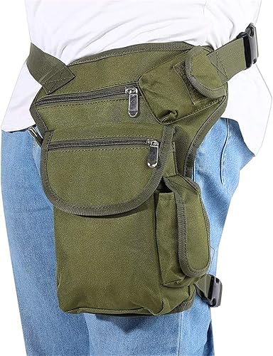 Miniatura 6 de Bolso táctico militar de la pierna del descenso de Molle, paquete del muslo para la motocicleta, ciclismo, equitación, camping, bolsos de cintura,