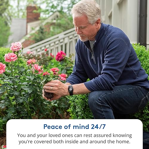 Miniatura 7 de ADT Medical Alert Plus - Sistema de alerta médica en el hogar para personas mayores, cobertura celular 4G, rango colgante de 600 pies, monitoreo de