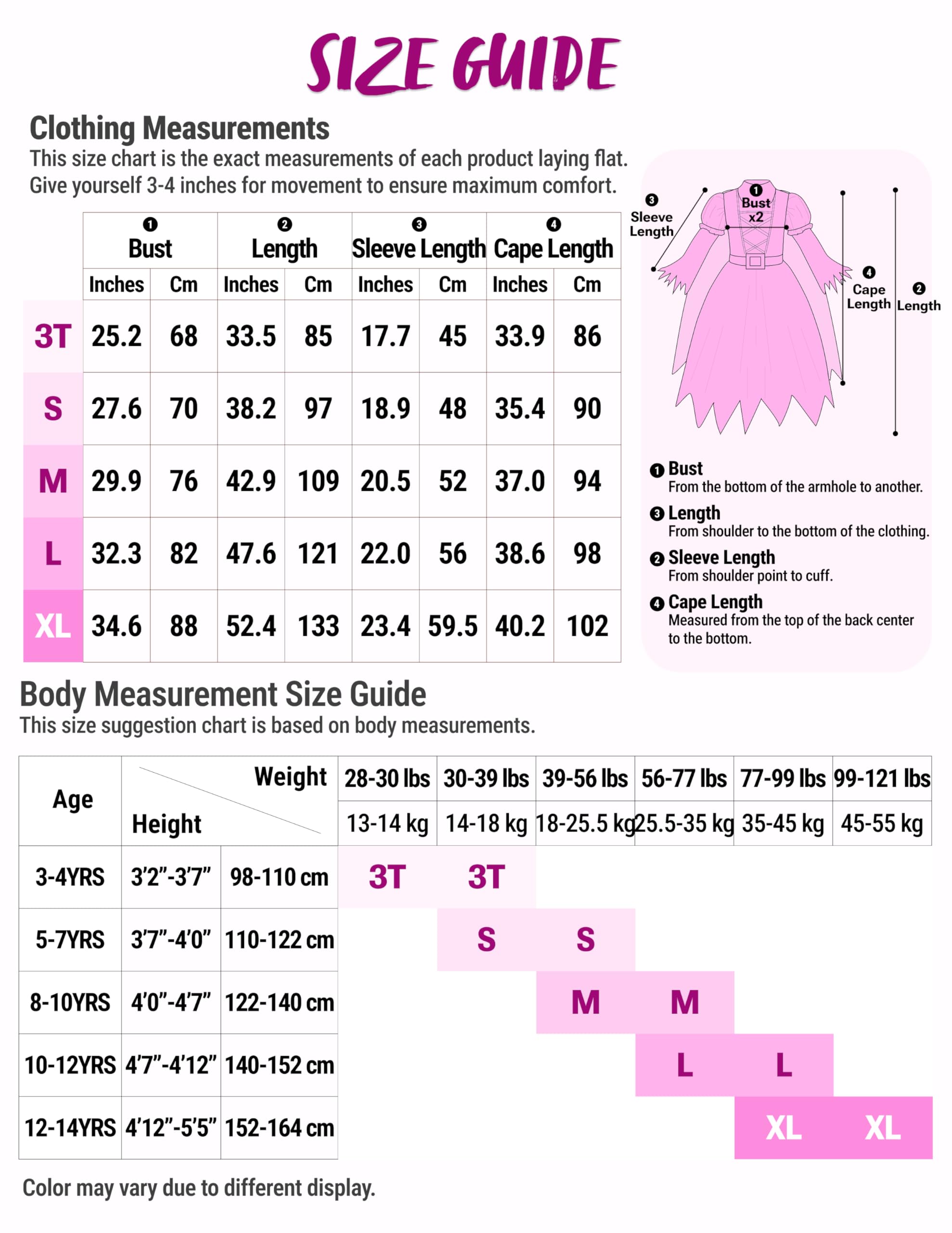 Spooktacular Creations Kostium czarownicy dla dziewczynek na Halloween, kostium na imprezę, Magic Deluxe Fancy Dress strój dla dzieci, do odgrywania ról, na imprezę, Halloween, karnawał