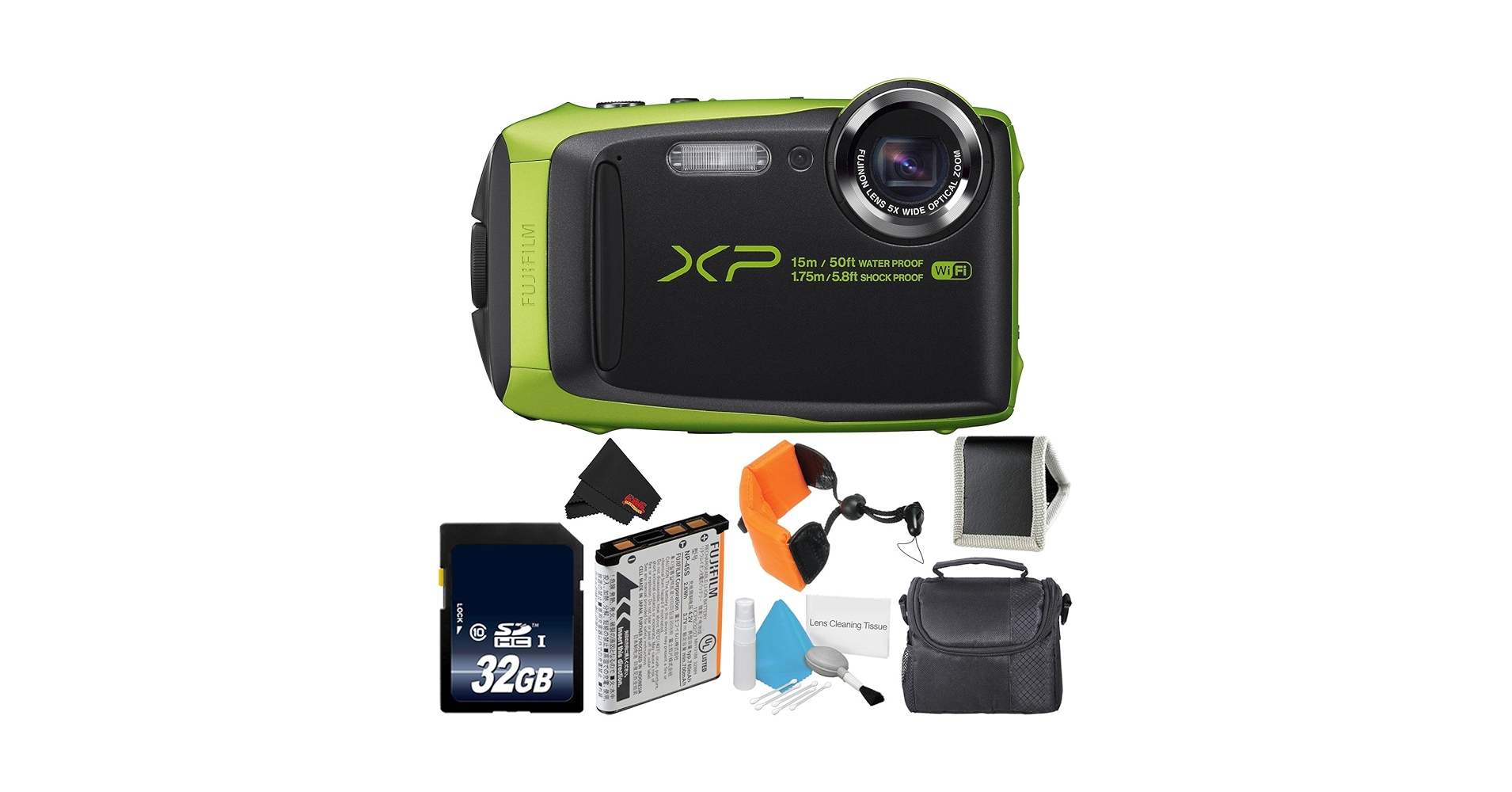 【Wifi搭載・人気機種 】FUJIFILM Finepix XP90 防水 Amazon.com : Fujifilm FinePix XP90 Lime Green Waterproof