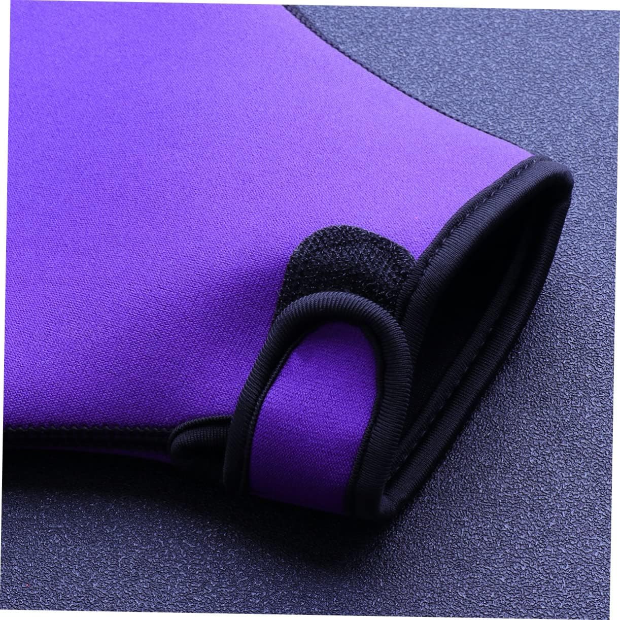 Swim Webbed Gloves 1 Pair Nylon Purple for Aquatic Training | Hook and Loop Wrist, Half Finger Design, Upper Body Workout, Increases Propulsion, Water Practice
