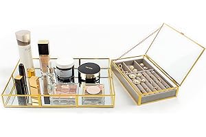 Luxurious Jewelry and Perfume Organizer Set: Exuding Elegance and Functionality