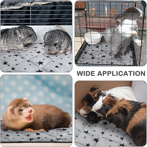 Miniatura 6 de Cama autocalentable para gatos, tapete autocalentable para perros, patrón de estrella, tapete térmico cálido para mascotas que refleja el calor