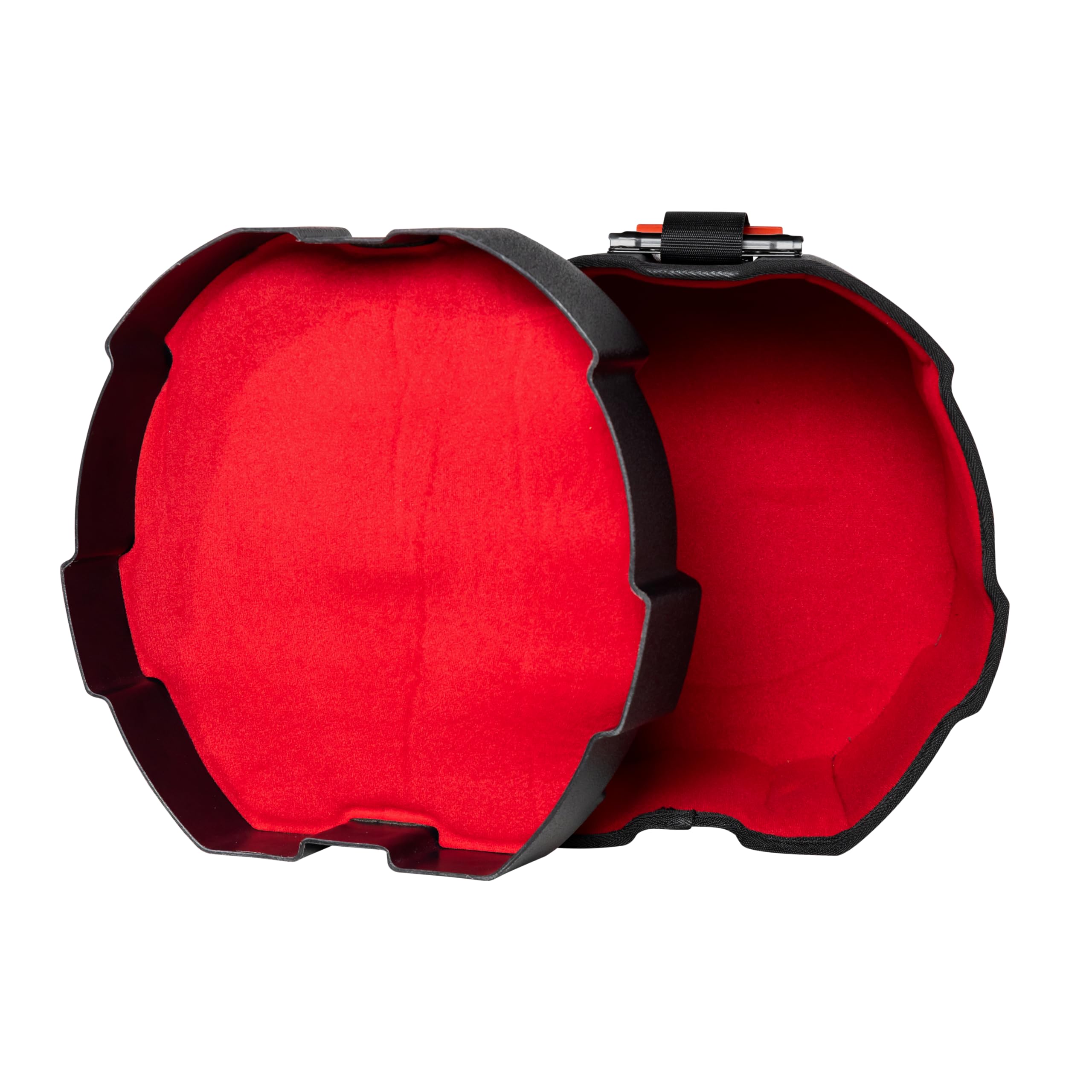 GATOR CASES – Custodia Rigida per Tom 10x8, Struttura Roto-Molded, Interno in Micro-Velluto, Design Impilabile, Chiusura con Cinghie Regolabili (GPC-1008)