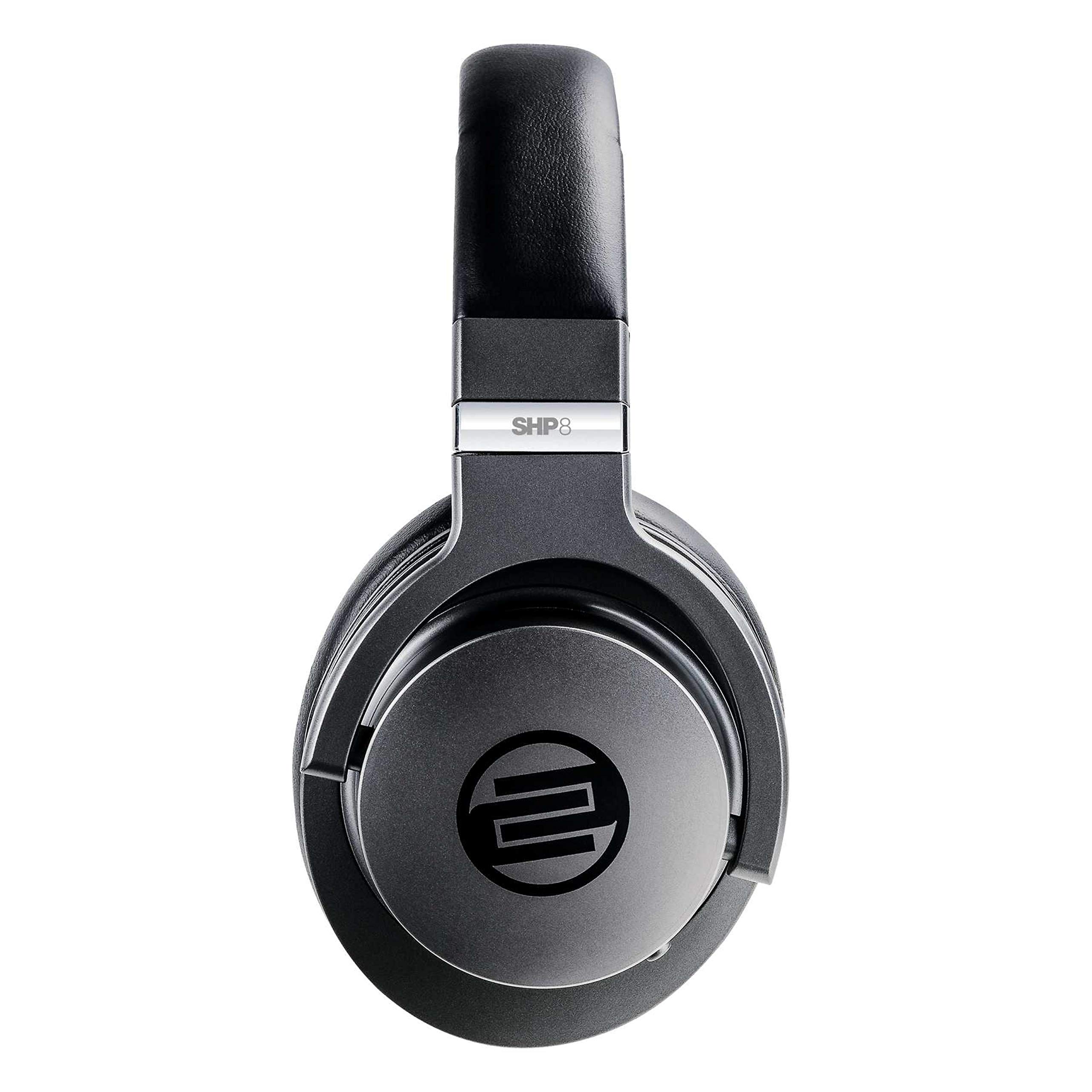 Reloop SHP-8 - Cuffie over-ear professionali per applicazioni in studio e di monitoraggio, riproduzione dei bassi precisa e chiara