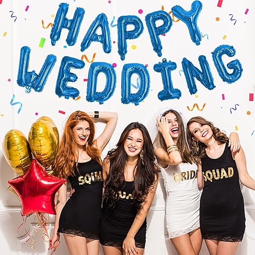 Vista 35 de 76pcs Happy Birthday Balloon Banner, Rose Gold Balloons Letters, Personalized 16" Mylar Foil Birthday Decorations include 2 Sets A- Z, 1 set Number