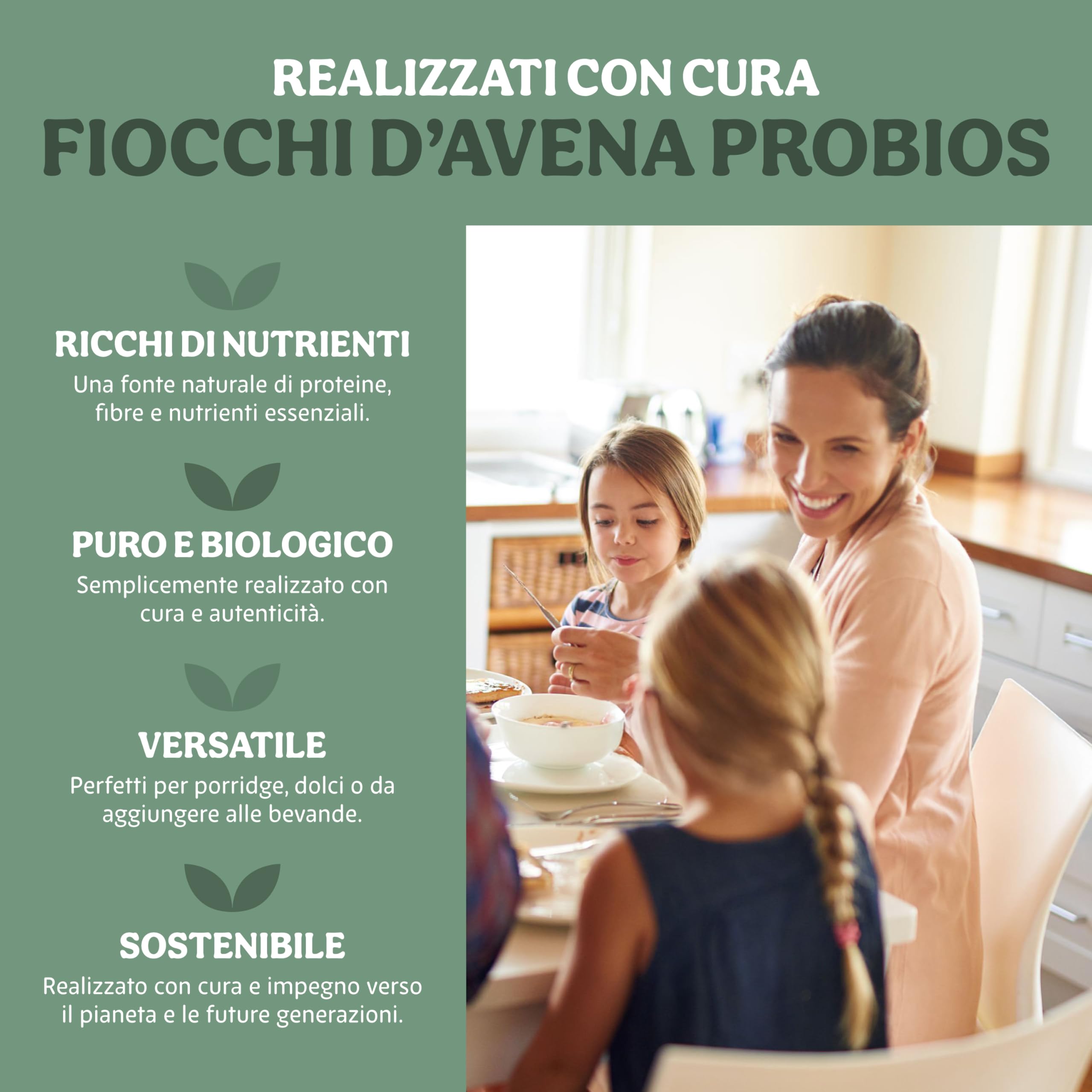 FIOCCHI DI AVENA INTEGRALI MIGNON SENZA GLUTINE