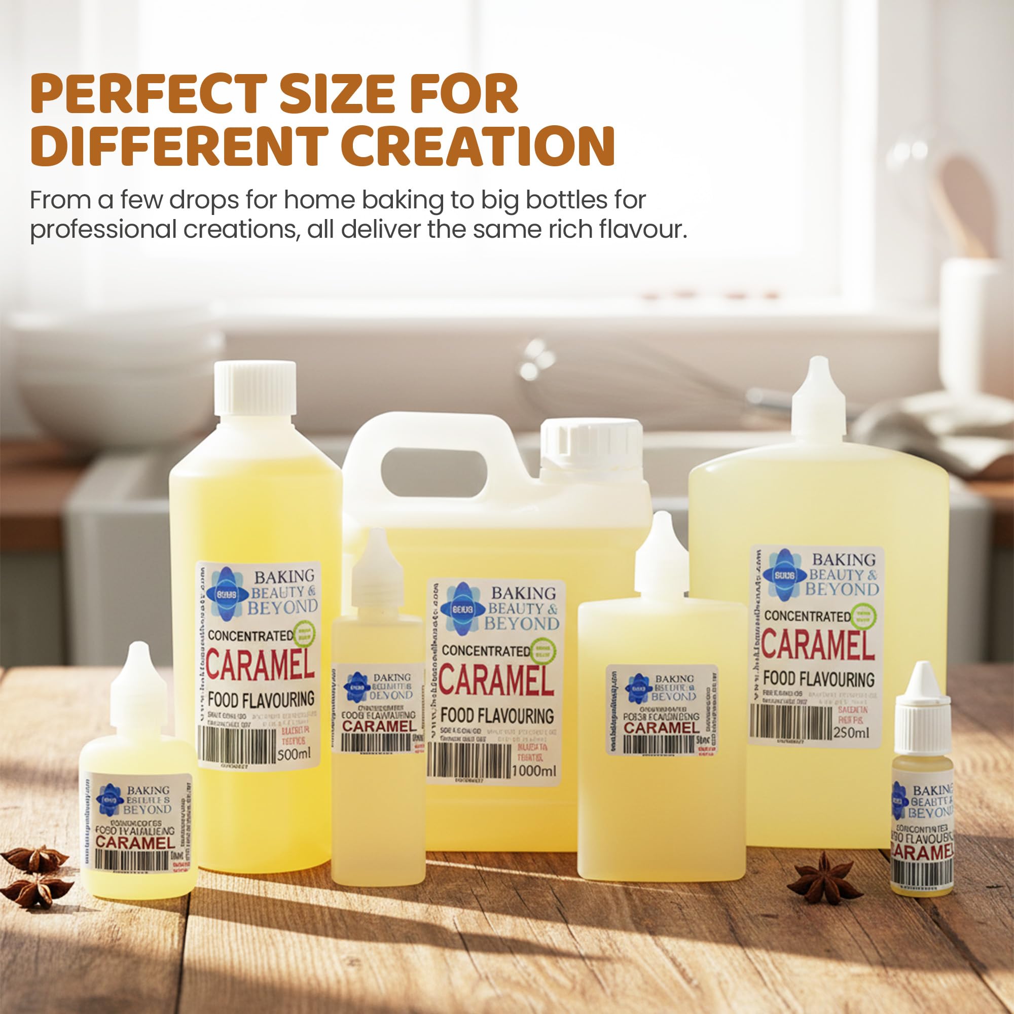 Baking Beauty and Beyond Concentrated Food Flavouring - Caramel (50ml) — view 3