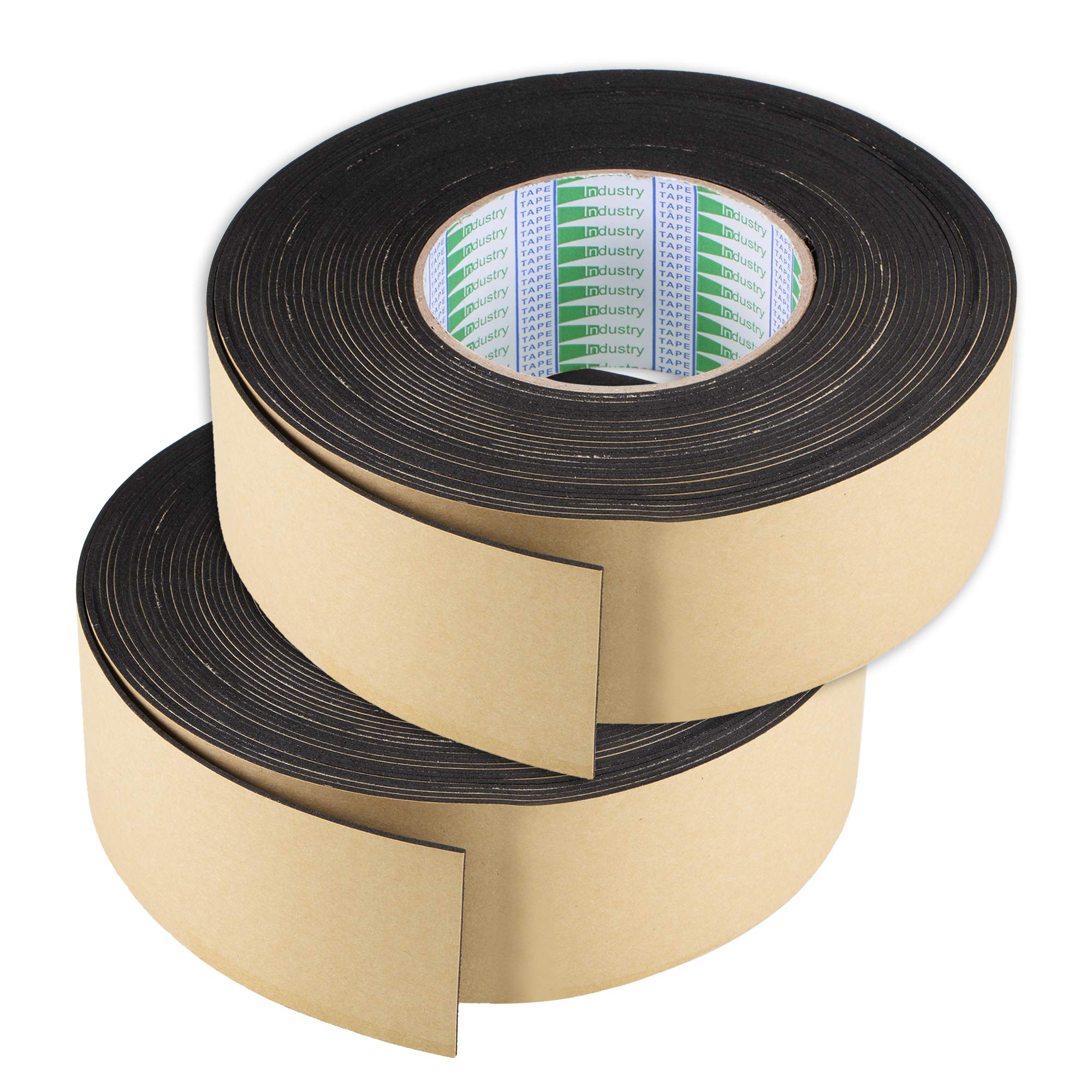 Ruban Adhésif En Mousse D'Étanchéité 10 Mm De Large, 5 Mm D'Épaisseur, 2 M/6,56 Pi De Long, Bande D'Étanchéité Autocollante Eva Pour Isolation De Porte Et Fenêtre, Lot De,One Color-50mmx1.5mmx10m