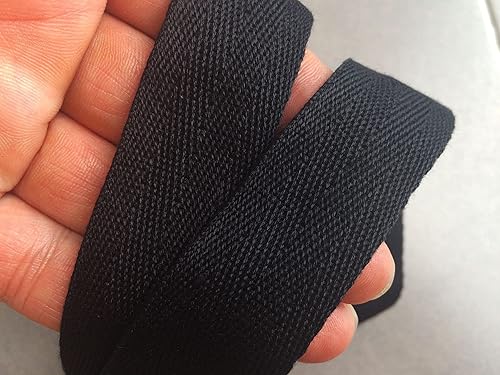 Miniatura 3 de Cinta de sarga de algodón de 1.5 pulgadas x 5 yardas, cinta de espiga de espiga natural, cinta de bies beige natural, cinta, encuadernación ideal