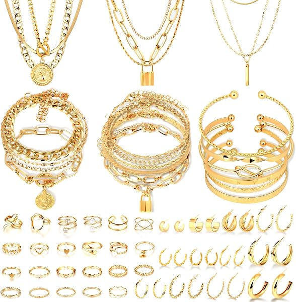 Gold Jewelry Set for Women: A Complete Trendy Ensemble for Layering Lovers