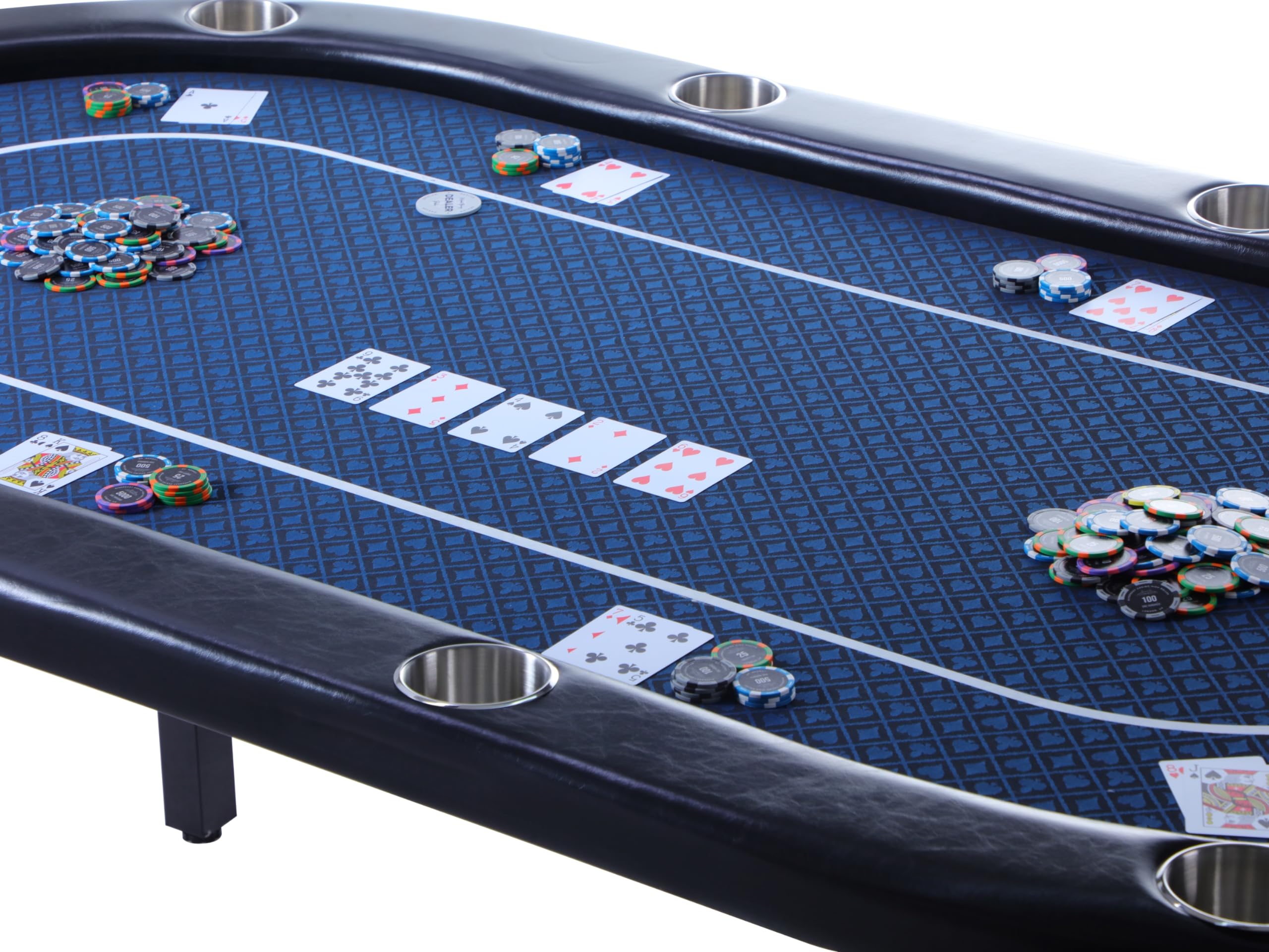 Riverboat Pro P10 Turnier-Pokertisch Speed Cloth 213 x 112cm