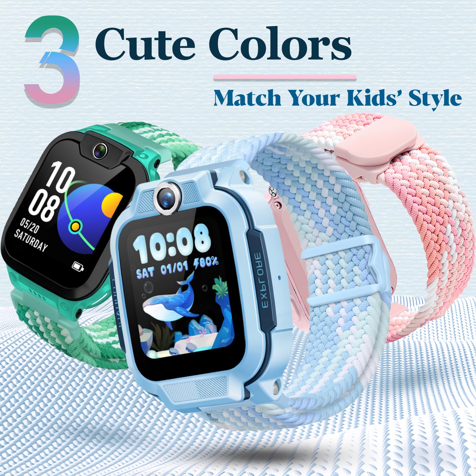 Generisch Z1 Kids Smartwatch zestaw akcesoriów - kompatybilny z telefonem imoo Watch