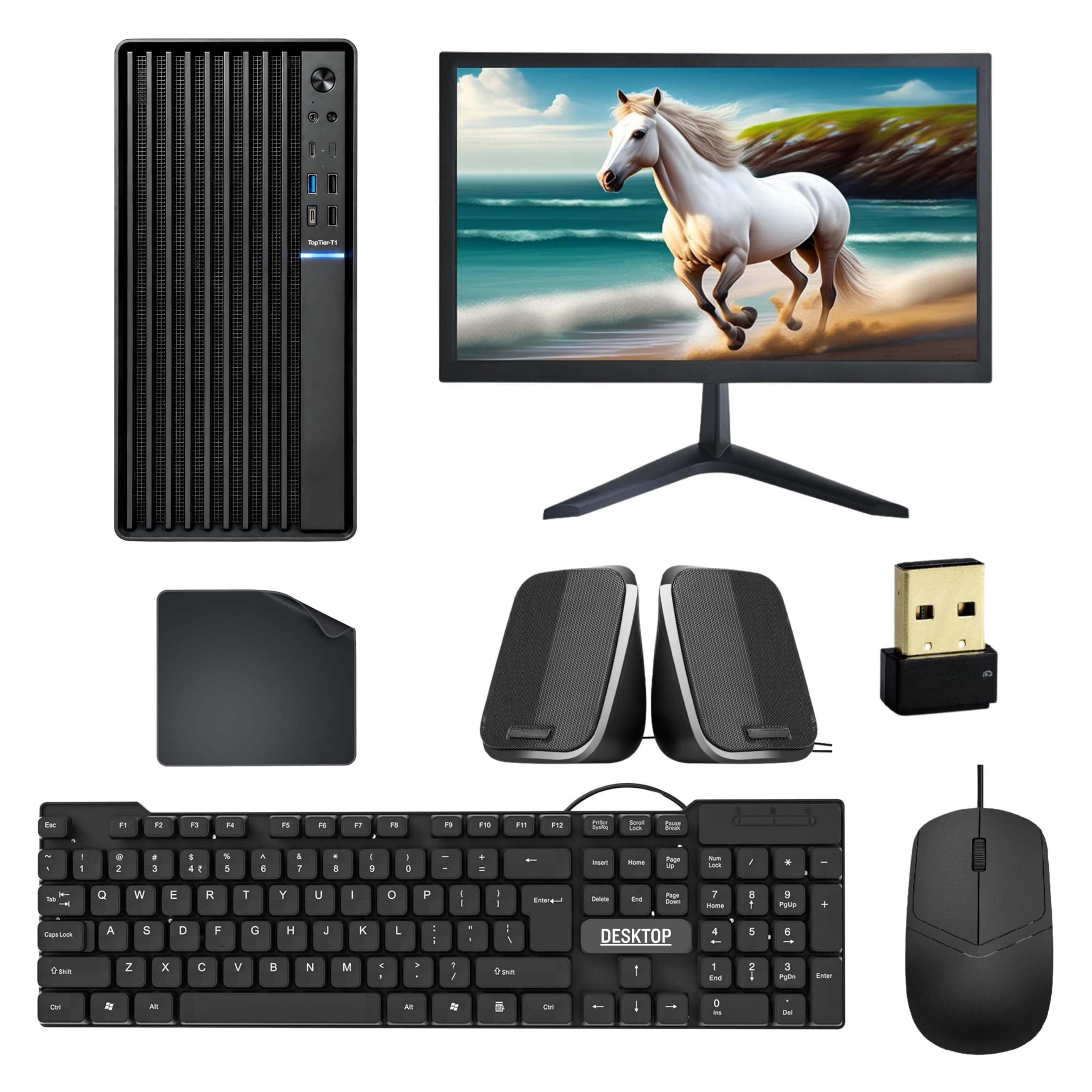 Desktop Computer Full Set | Core i5-3470 Upto 3.60GHz | 8GB RAM